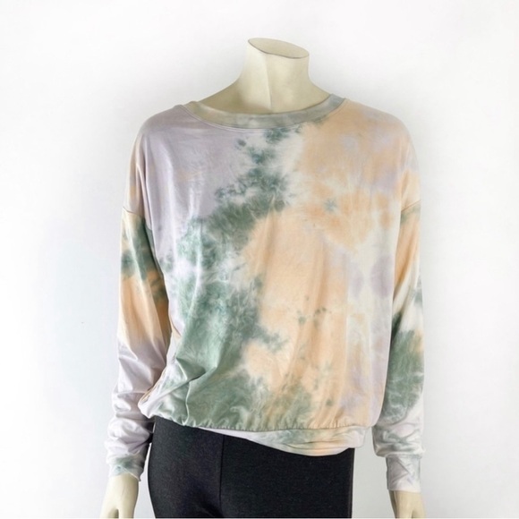 Socialite Tie Dye Print Pullover Sweatshirt size S - Picture 2 of 6